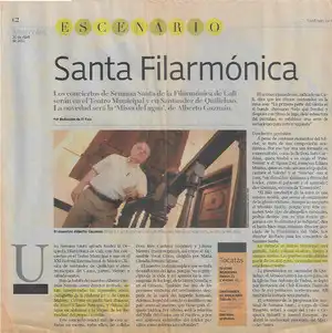 2011 Santa Filarmónica. Missa del Agua