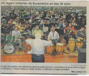 Un regalo inmenso de Suramérica en sus 30 años