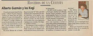 Alberto Guzmán y los Kogi
