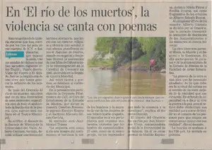 En el río de los muertos la violencia se canta con poemas
