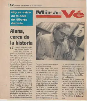 Estreno de la obra Aluna, cerca de la historia