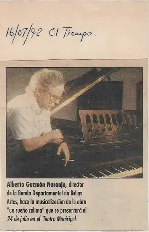 Foto de Alberto Guzmán Naranjo - 16 de julio de 1992