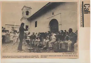 Nota de periódico - 1 de julio de 1986 - Concierto de la Orquesta Sinfónica del Valle